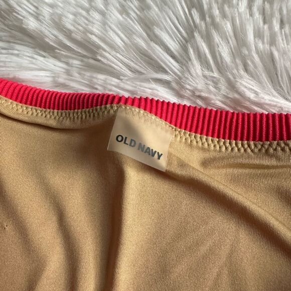 Old Navy 2 Piece Swimsuit Bikini New Ribbed Pink Womens Size Large - Picture 10 of 11